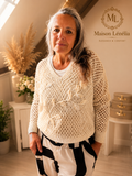 Le pull ajouré bohème chic 🤍✨