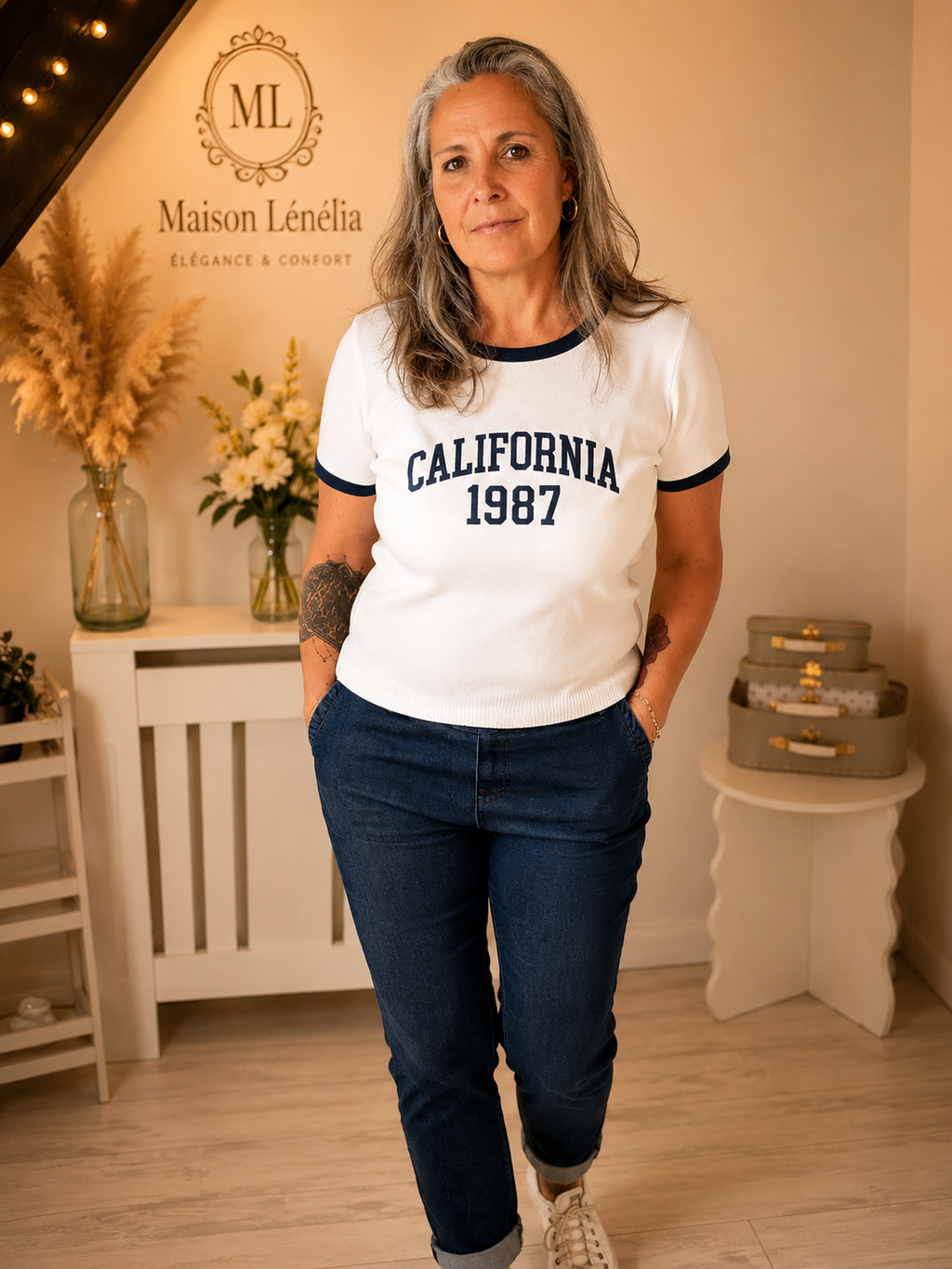 🤍💙🩷 Polo – Bi-Color California Existe en plusieurs coloris