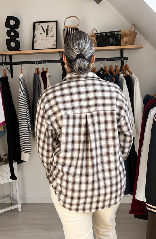 Chemise Cœur de Lénélia – Rayée