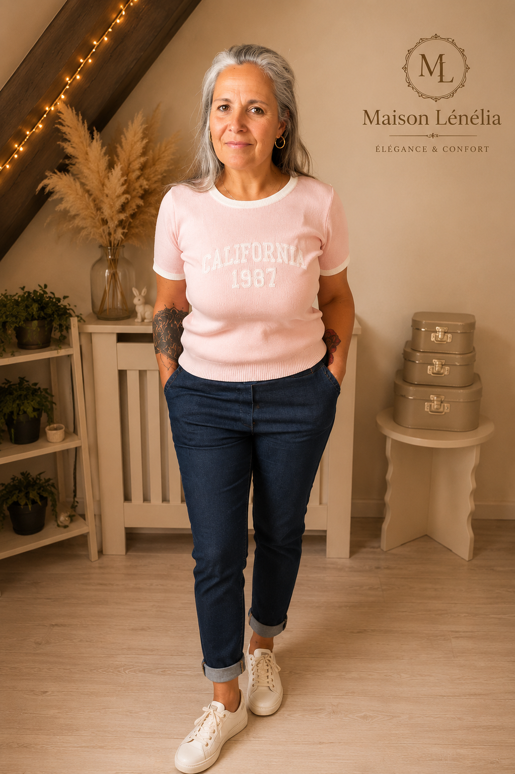 🤍💙🩷 Polo – Bi-Color California Existe en plusieurs coloris
