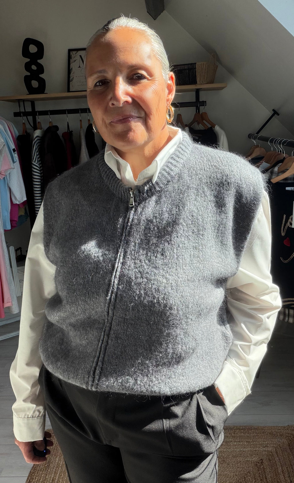 Gilet Charlie – Gris