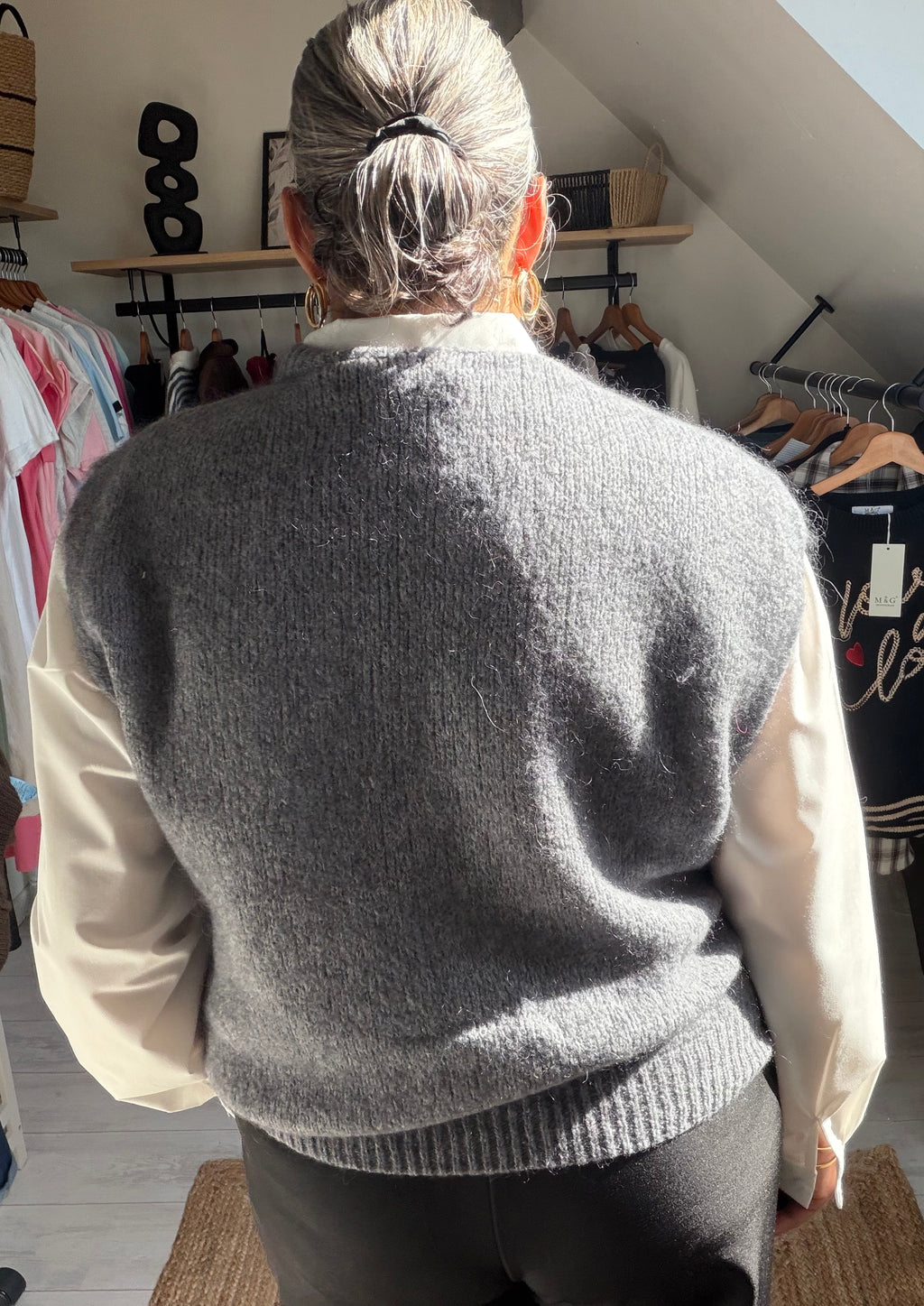 Gilet Charlie – Gris