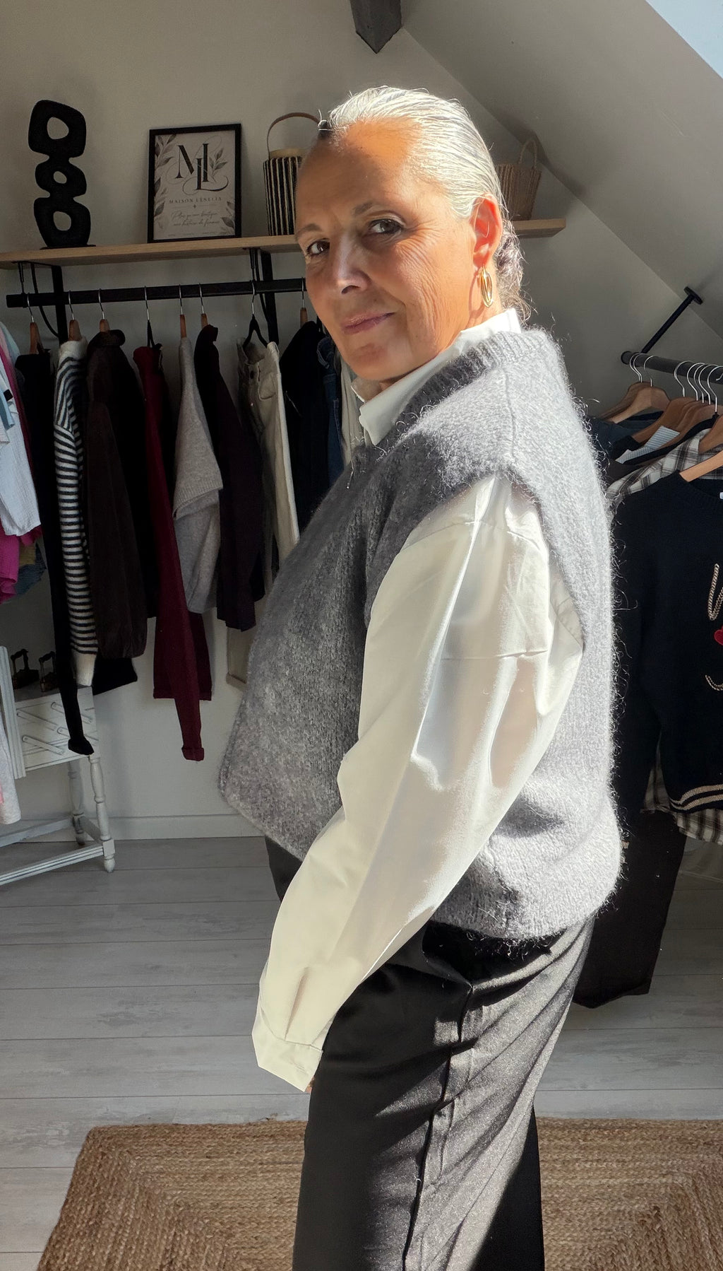 Gilet Charlie – Gris
