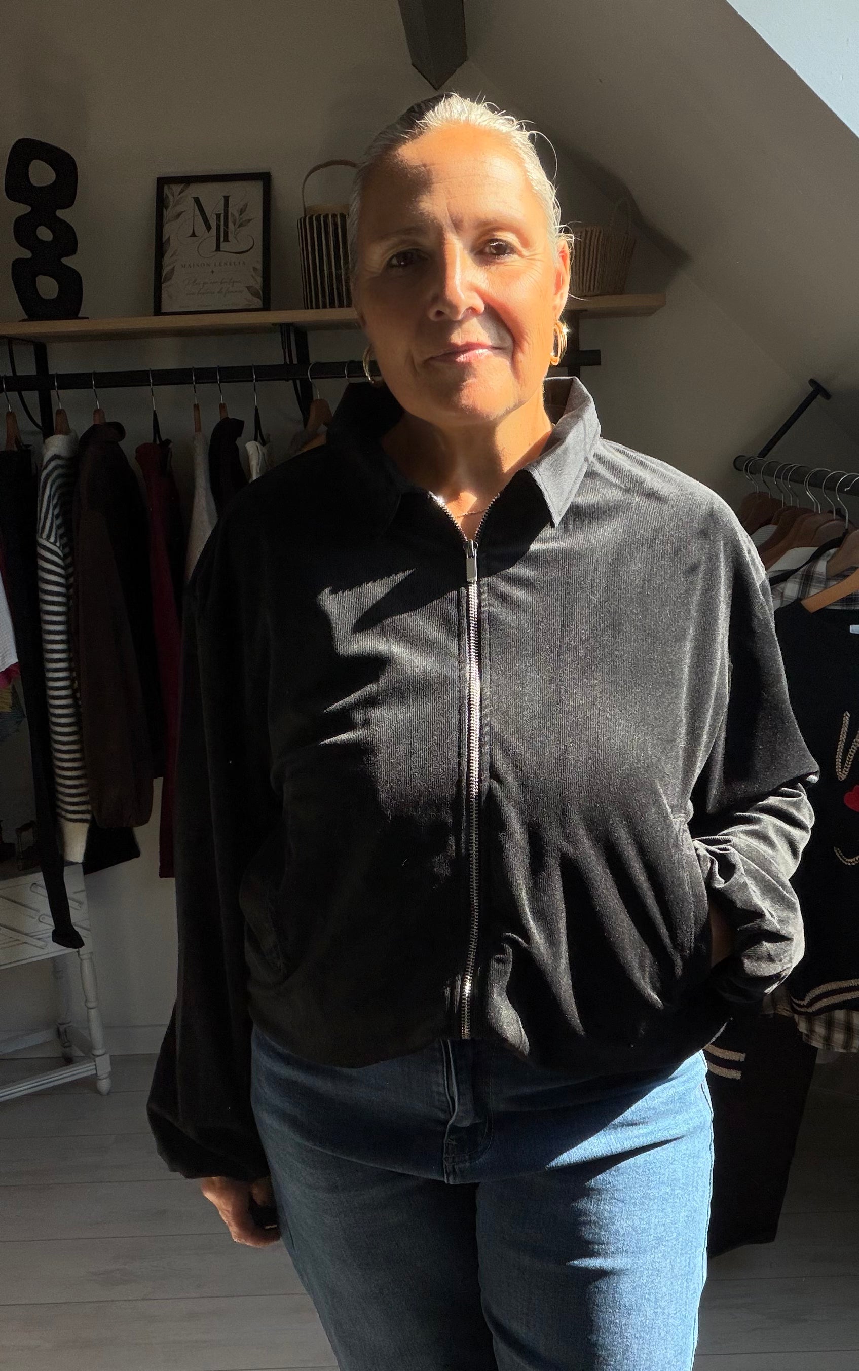 Blouson Douceur –  Effet Velours