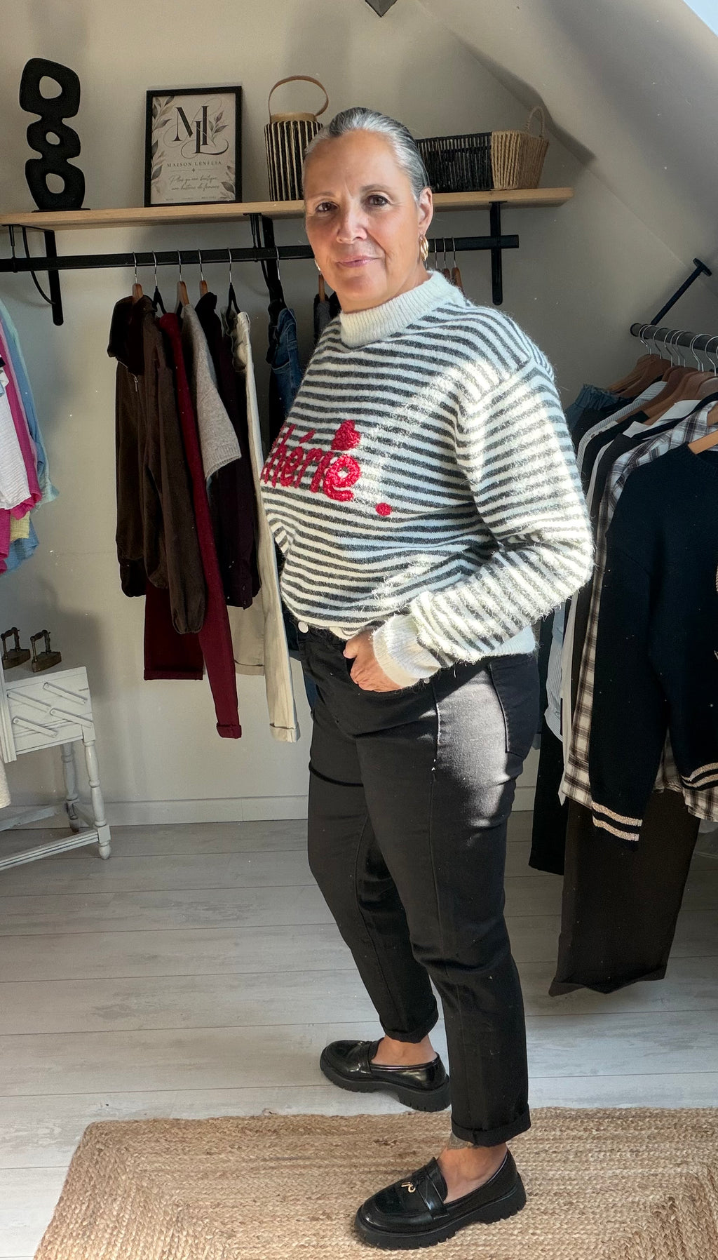 Pull Rayé Chérie ❤️