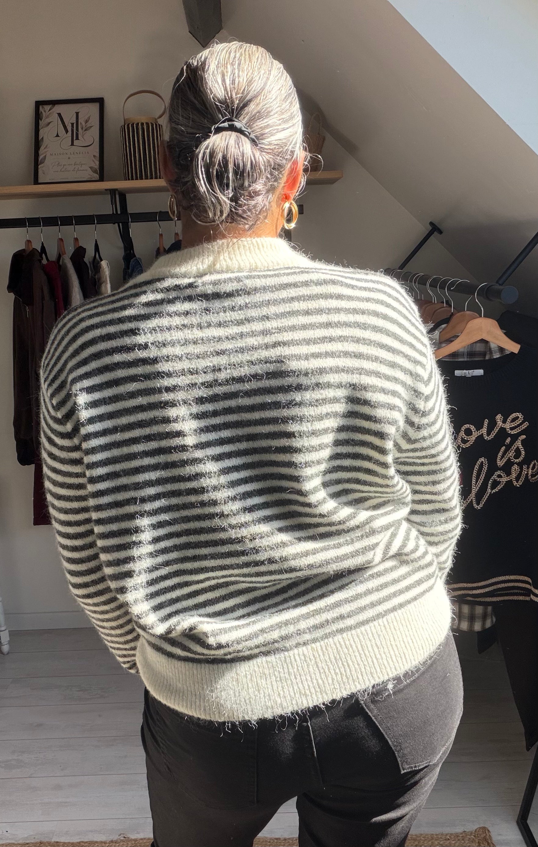 Pull Rayé Chérie ❤️