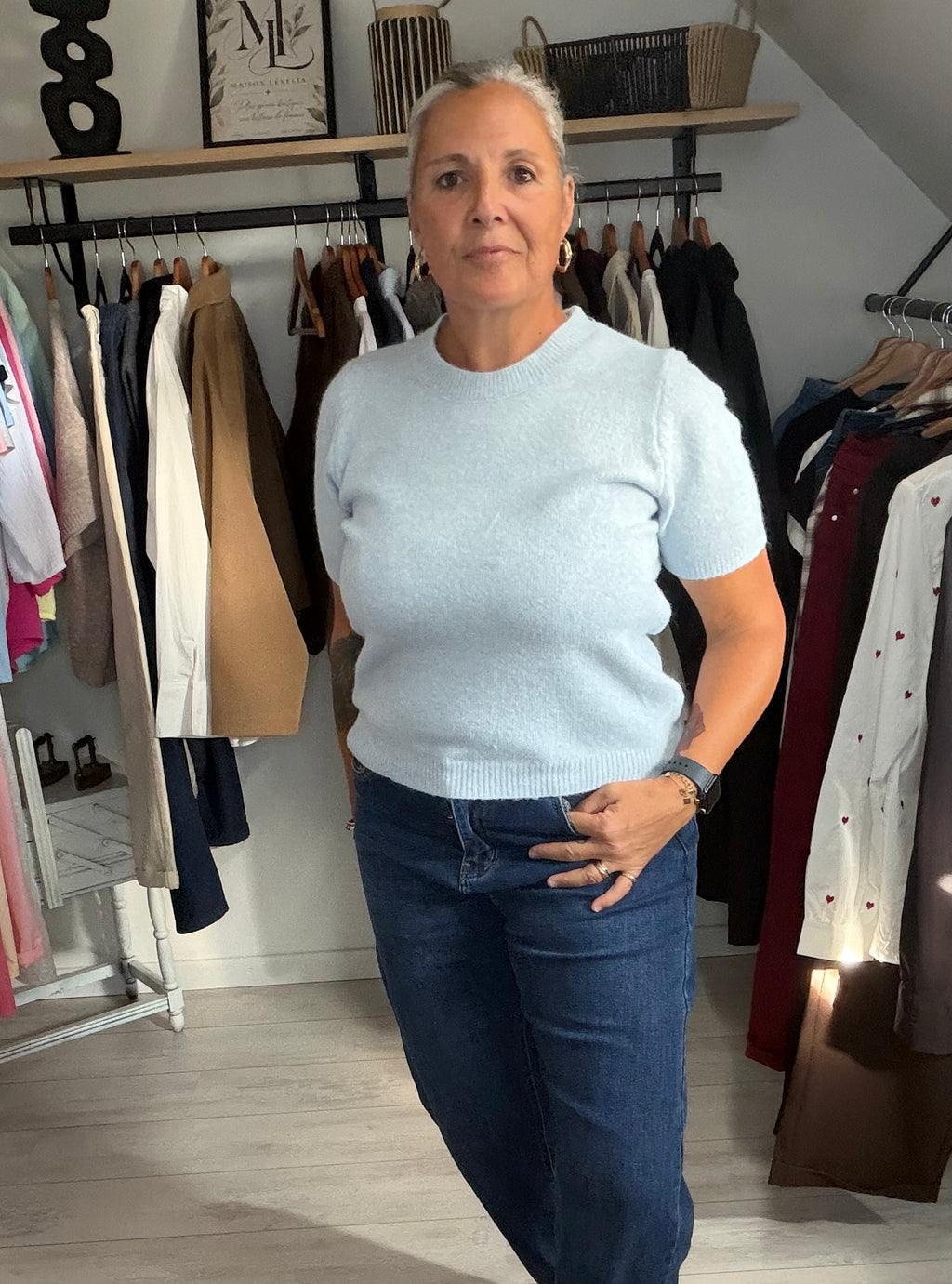 Pull manches courtes Josephine