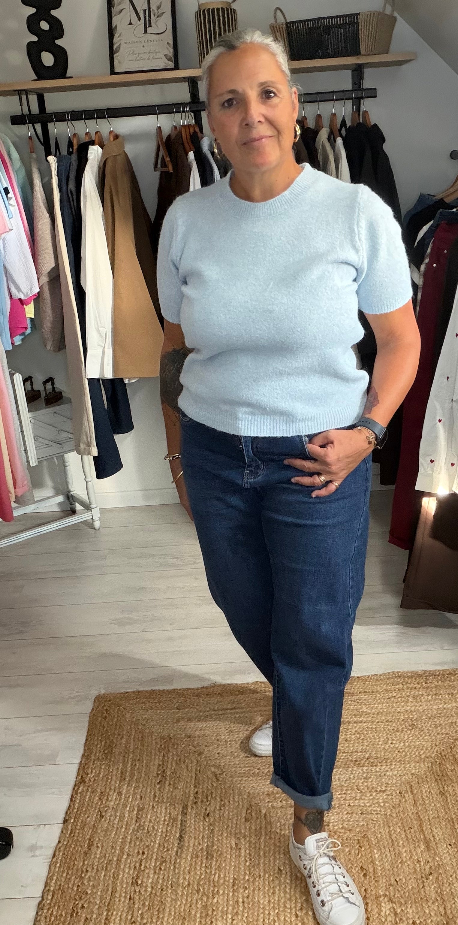 Pull manches courtes Josephine