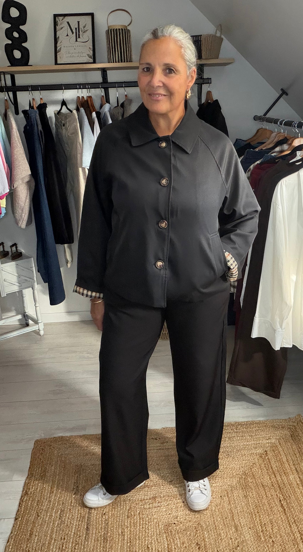 Veste courte Gabrielle - Camel ou Noir
