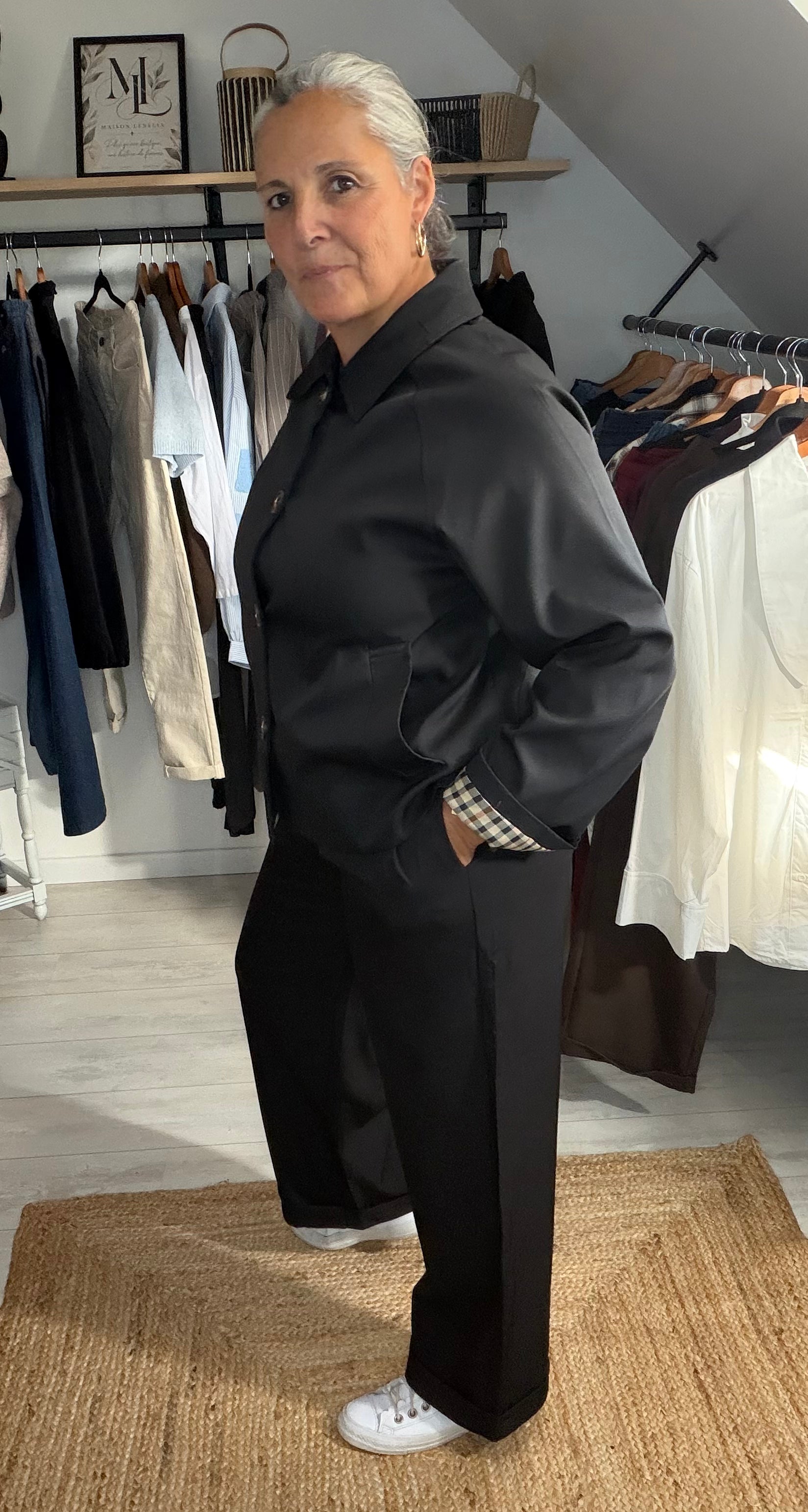Veste courte Gabrielle - Camel ou Noir