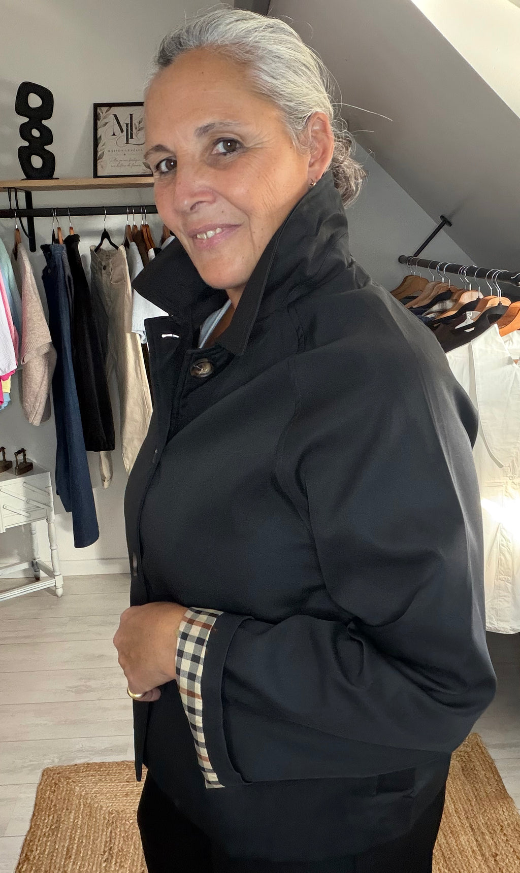 Veste courte Gabrielle - Camel ou Noir