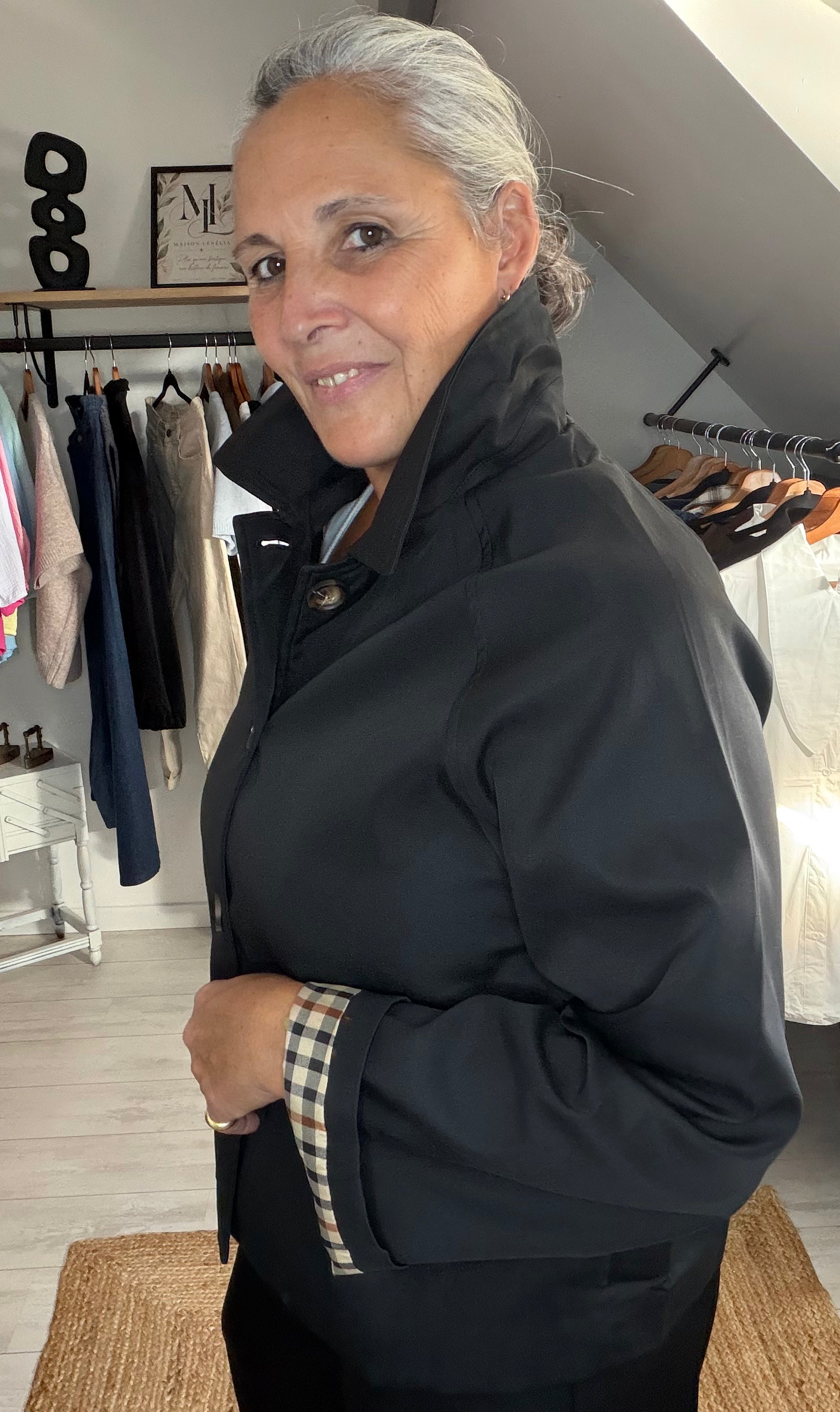 Veste courte Gabrielle - Camel ou Noir