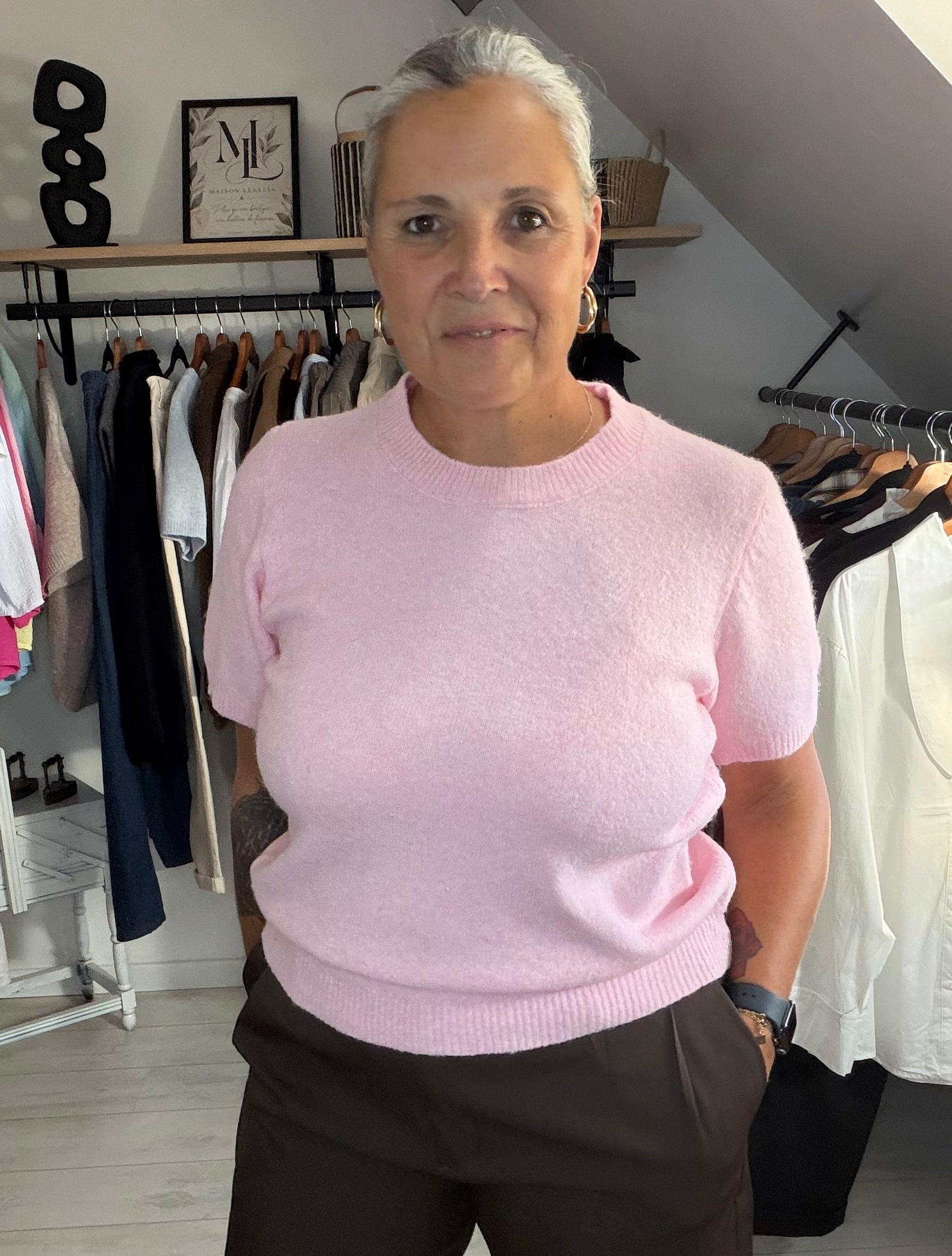 Pull manches courtes Josephine