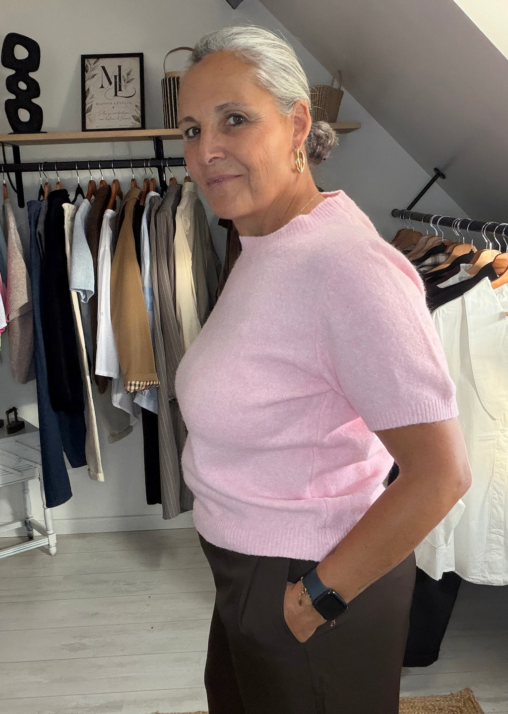 Pull manches courtes Josephine