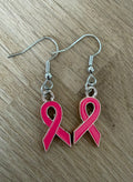 Boucles d’oreilles Octobre Rose 🎀