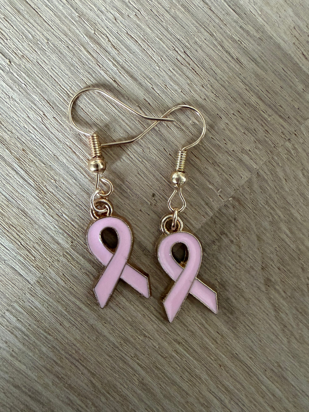 Boucles d’oreilles Octobre Rose 🎀