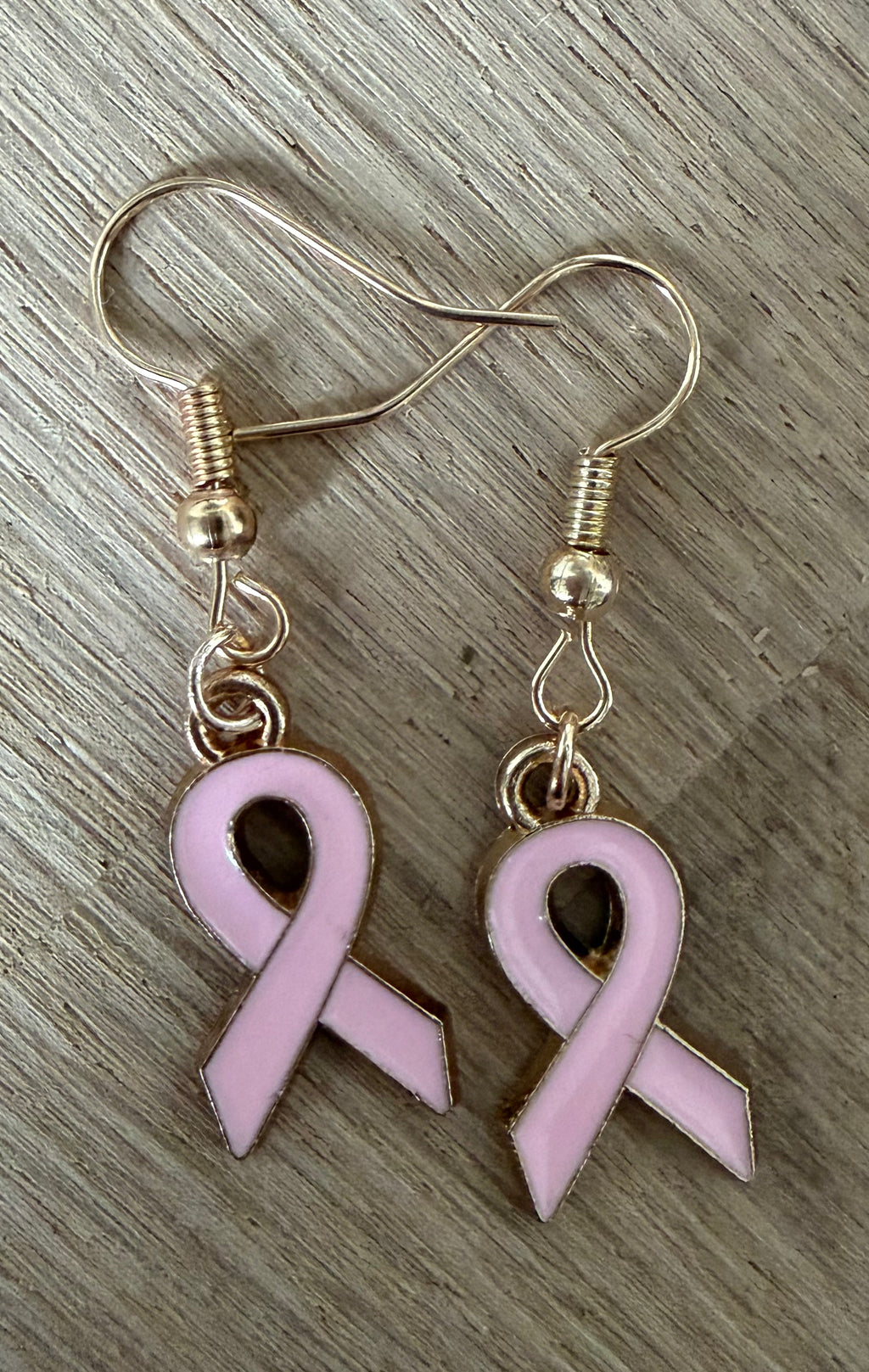 Boucles d’oreilles Octobre Rose 🎀