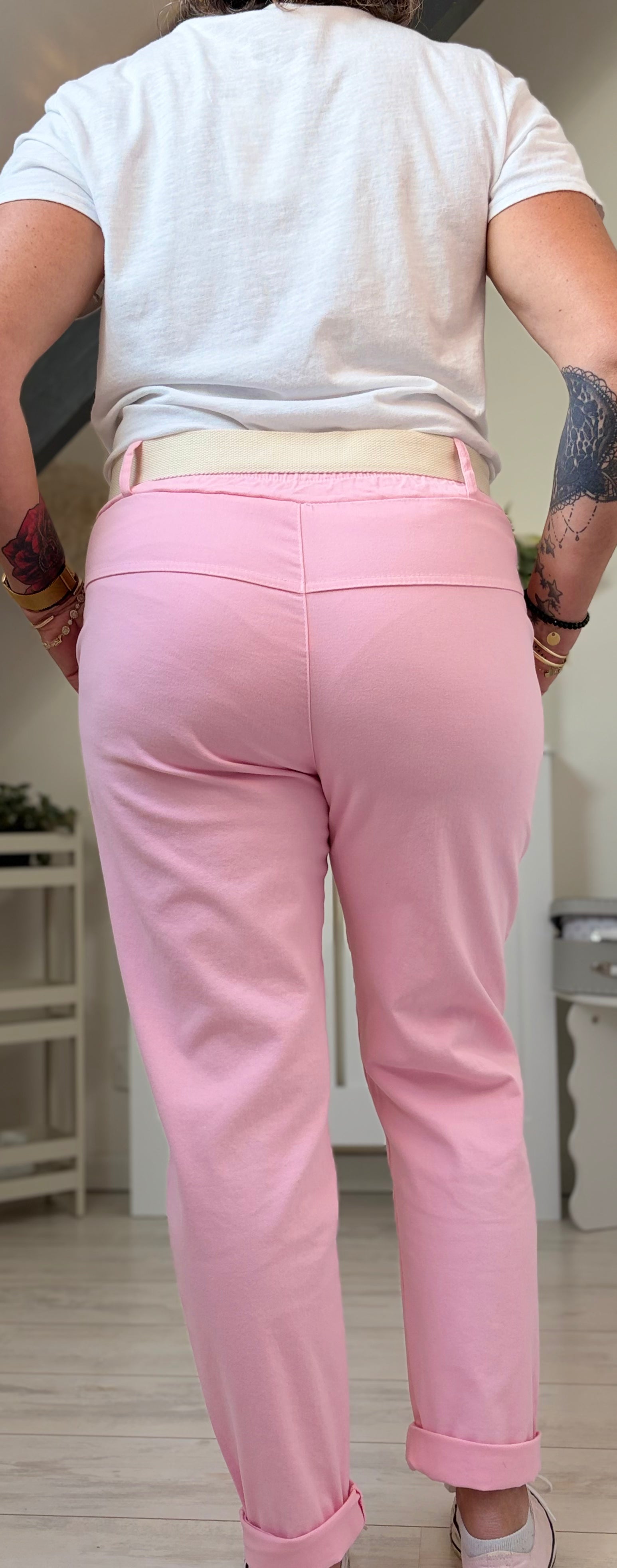 Pantalon Coton Stretch – Confort & Style Existe en plusieurs coloris