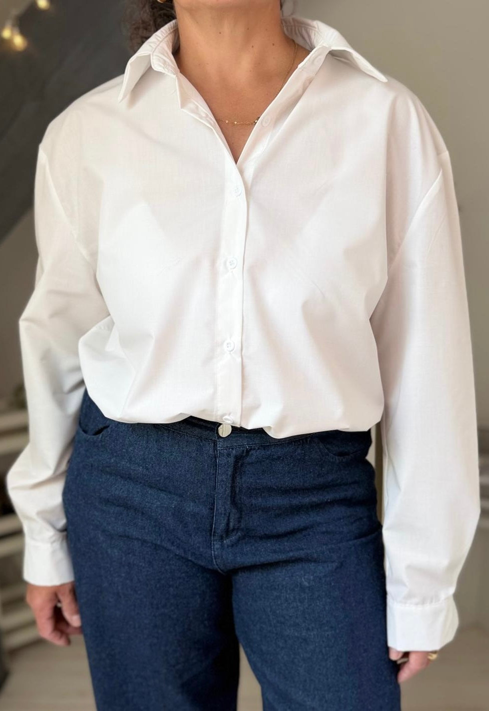 ✨ Chemise Oversize GOOD VIBES – Élégante & Confortable✨