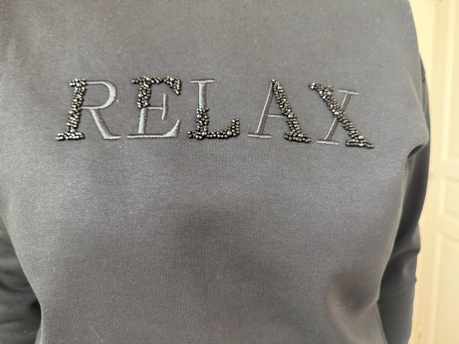 🖤🤍 Sweat RELAX – confort & style casual  Existe en 2 coloris