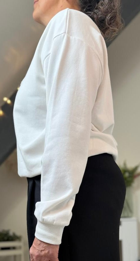 🖤🤍 Sweat RELAX – confort & style casual  Existe en 2 coloris